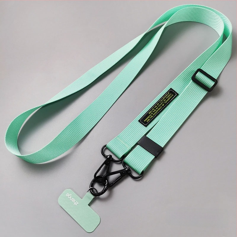 Telefono kaklo juostelė per petį, reguliuojamas ilgis, rankų darbo, geometrinis pakabukas, daugiafunkcinis, prekinis ženklas Jane Grids