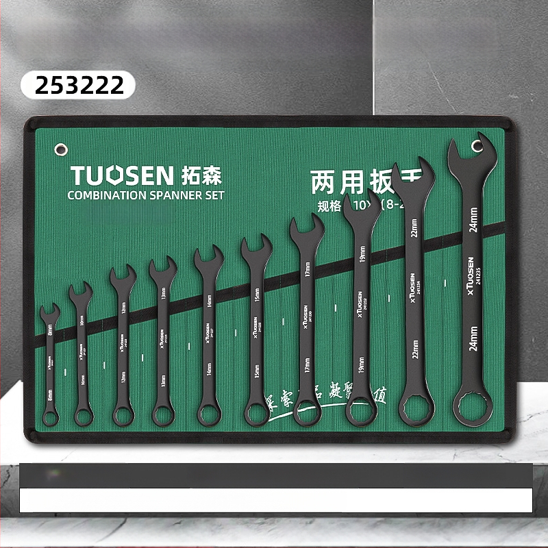 Automobiļa remonta kombinētā atslēga, XTUOSEN, augsta oglekļa tērauds, Blacken pārklājums