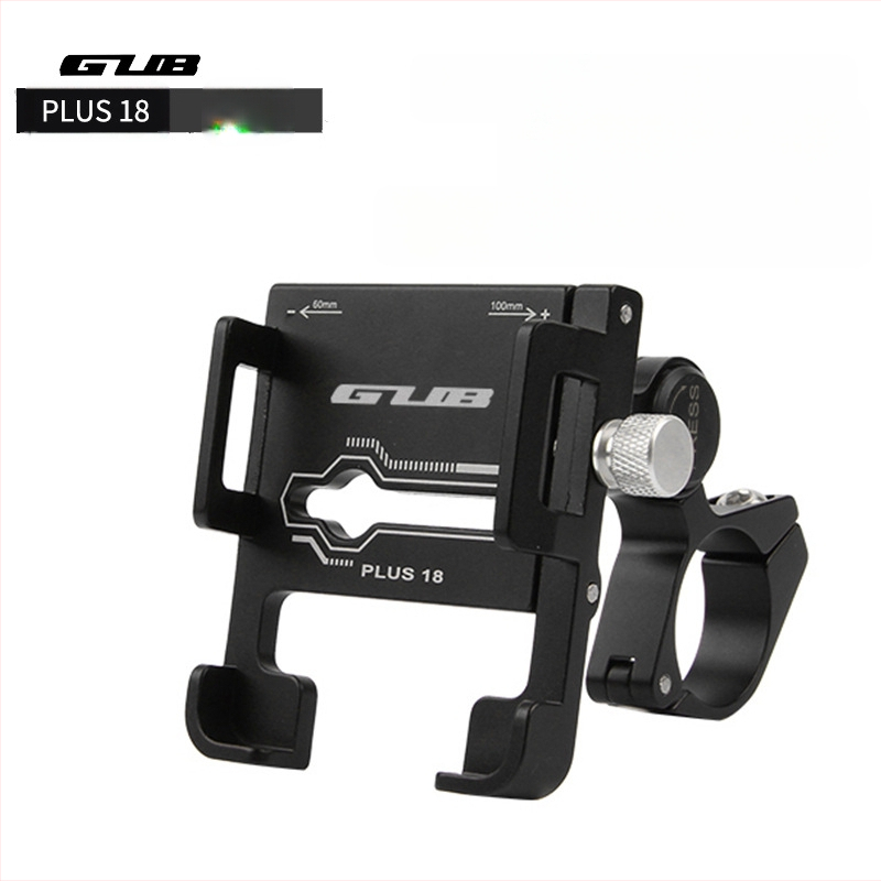 GUB PLUS21 Μεταλλικό στήριγμα πλοήγησης για ποδήλατα και μοτοσικλέτες με εκτεταμένο κλιπ και θήκη τηλεφώνου