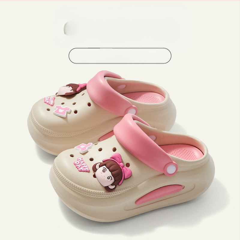 Moteriški bateliai su skylutėmis — viršus EVA, apvalus pirštas, laisvas stilius