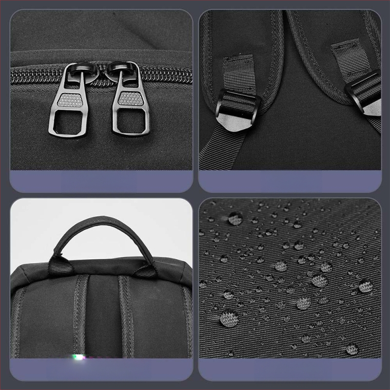 Унисекс нейлонова раница за лаптоп, водоустойчива, капацитет 20–35 л, презрамки с въздушна възглавница