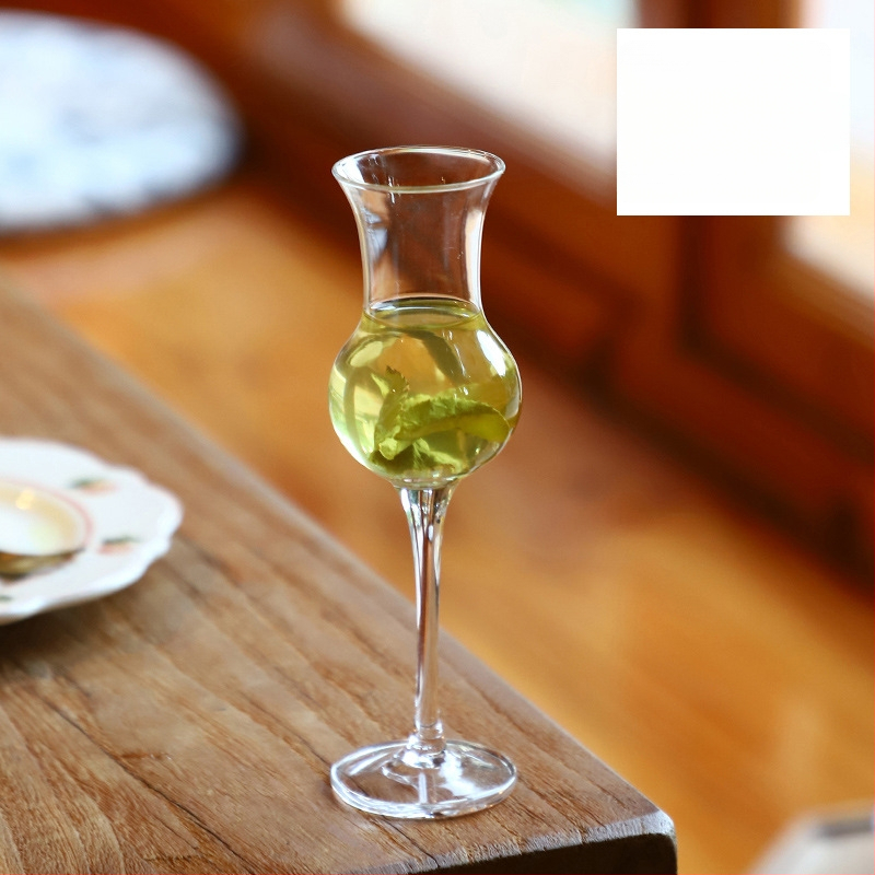 Чаша за чай - стъклена, новокитайски стил, еднослойна, шестчленен комплект, печат на лого наличен