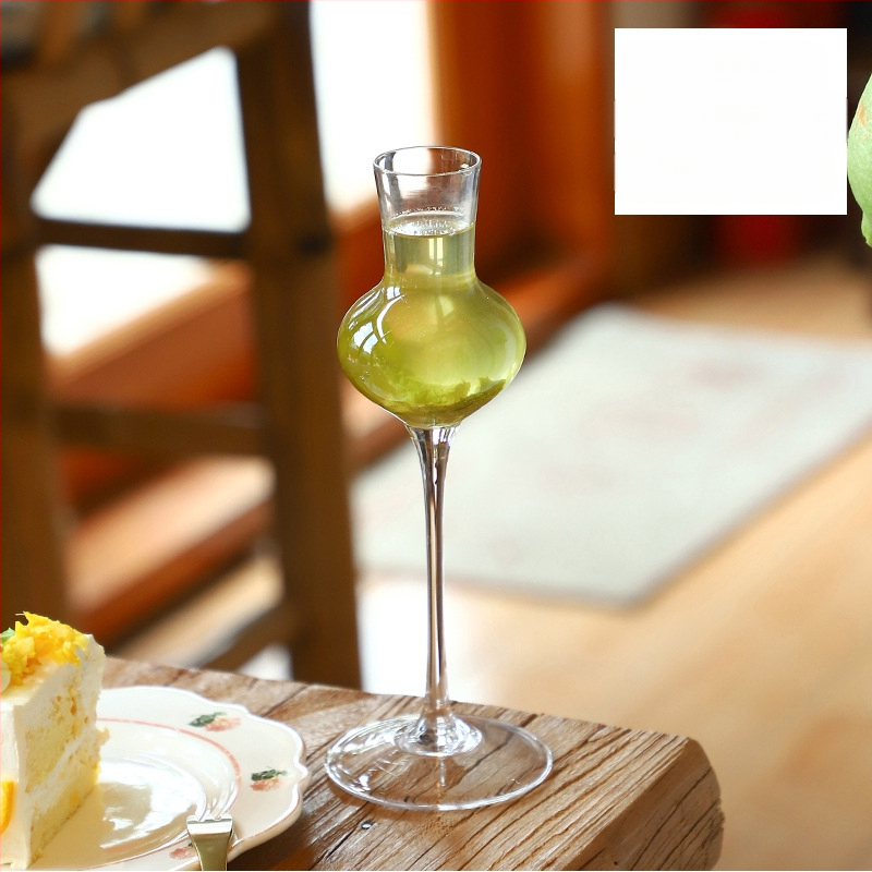 Чаша за чай - стъклена, новокитайски стил, еднослойна, шестчленен комплект, печат на лого наличен