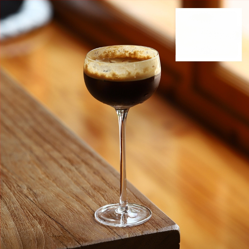 Чаша за чай - стъклена, новокитайски стил, еднослойна, шестчленен комплект, печат на лого наличен