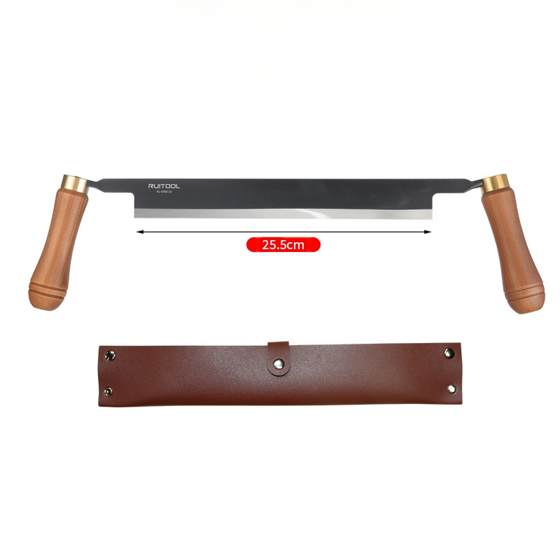 Европейски стил дървообработваща ръчна планерка — мултифункционален скрейпър, кора-скрепер и нож за кант; RUITOOL (Китай)
