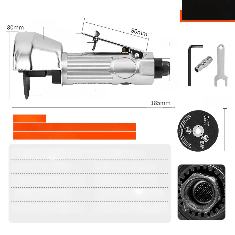Musen Tang пневматичен резач за ъглошлайф с дискове за шлайфане (Марка: Musen Tang; Приложение: Рязане)