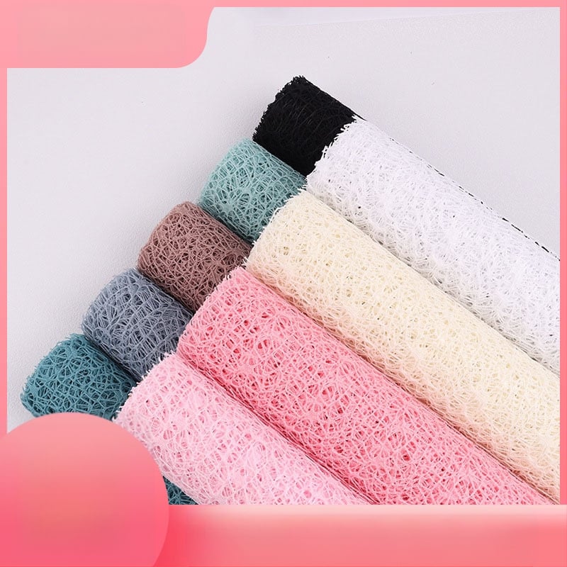 Jacquard tinklo tinklelis gėlių puokštės įvyniojimui, rankinis įvyniojimas, ženklas Sicheng, kilmė Yiwu, privatūs prekiniai ženklai prieinami, tolerancija ±1–2 cm