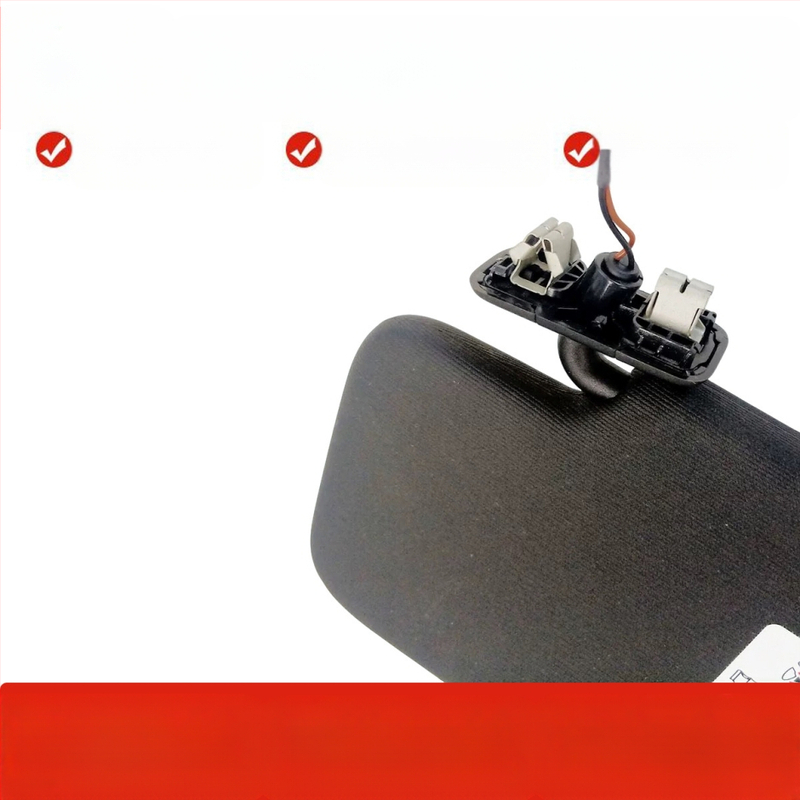 VW Lingdu CC saulės skydelis su makiažo veidrodėliu, PVC, įmontuotas montavimas, originalus stilius