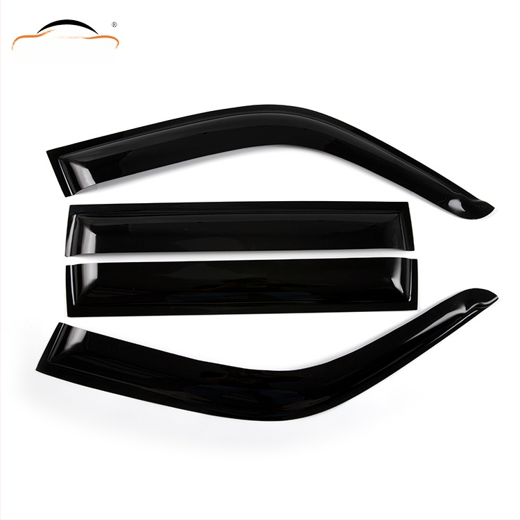 Automobilio lango lietaus akių deflektorius Toyota Land Cruiser FJ/LC, 1990–2010, akrilas, 4 dalių rinkinys, suderinamas su FJ60/70/76/78/79/80/100 ir LC200