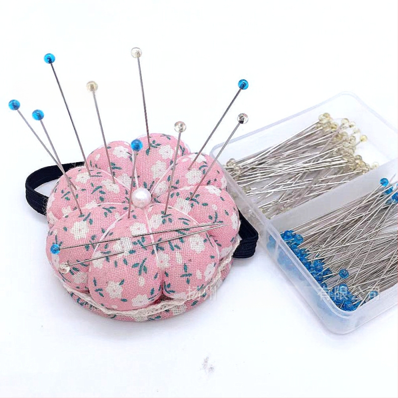 PinGuru igla za šivanje s staklenim perlama – pozicionirajuća, ultra tanka, velika glava, može se peglati; prilagodba dostupna; 400 kutija po kartonu; bruto težina 31 g