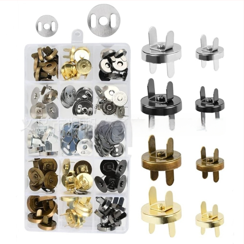 Magnėtinė sagtis krepšiams — magnetinis mechanizmas, konstrukcija: magnetinė sagtis, taikymas: kuprinės, krepšiai, užuolaidos, rankdarbiai, drabužiai, odiniai gaminiai. Prekės ženklas: Return to Sail.