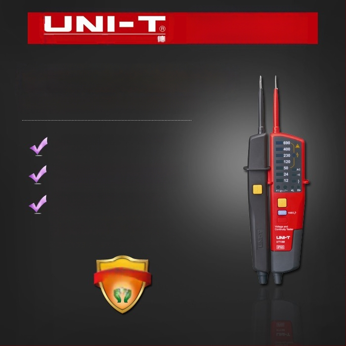 Μετρητής τάσης και συνέχειας UT18C/UT18D, UNI-T/Uleed, βιομηχανική χρήση