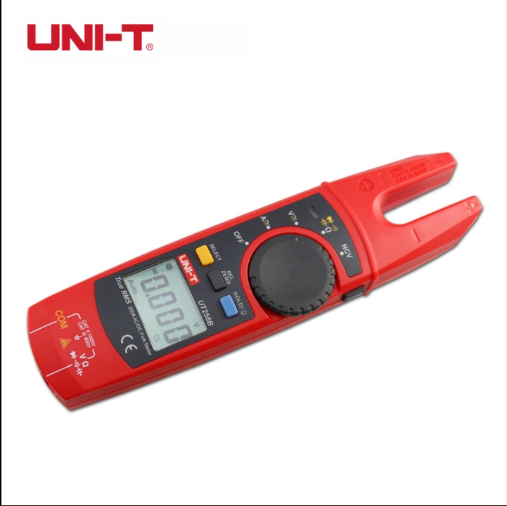 Клещов амперметър UT256/UT256B, AC/DC форк-тип, 1000 V, 200 A, 60 MΩ