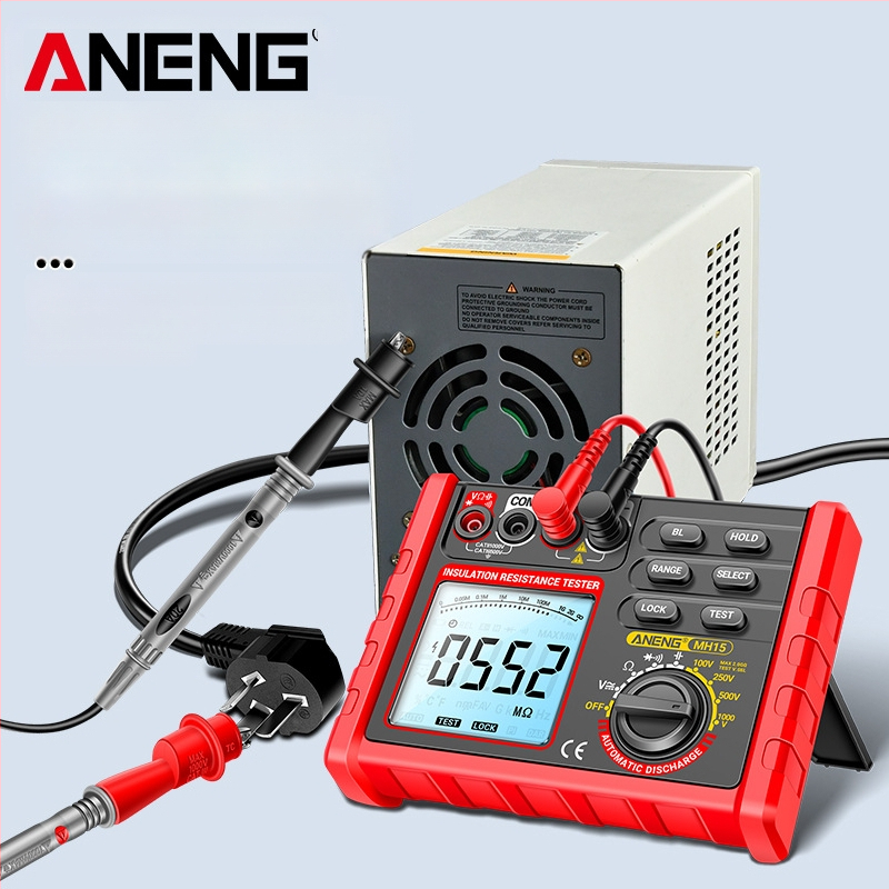 ANENG ευφυής μετρητής αντίστασης μόνωσης, 500V/1000V υψηλής τάσης, ψηφιακό megohmmeter