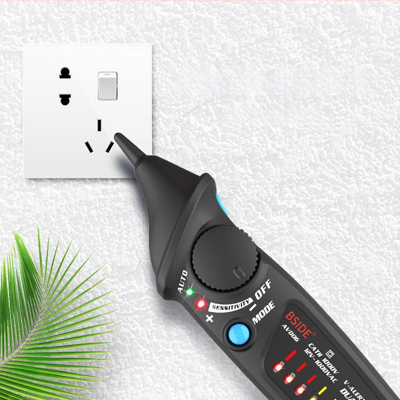 BSIDE Έξυπνο ηλεκτρικό τεστ με επαγωγή, πένα δοκιμών με εντοπισμό διακοπής γραμμής και ταυτοποίηση ζωντανών/ουδέτερων αγωγών για οικιακή χρήση