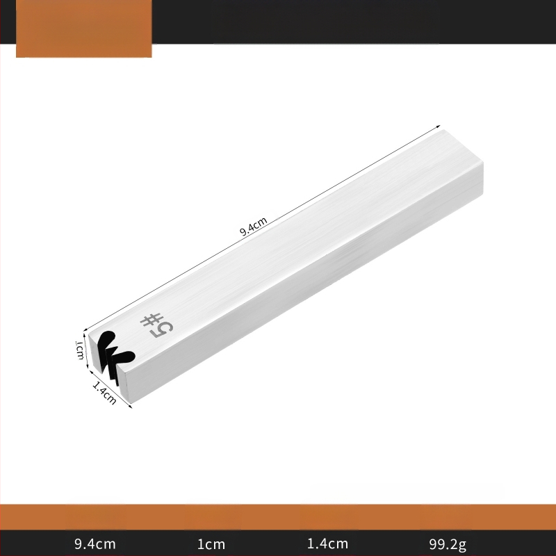 Odos užtrauktuko dantų šalinimo įrankis, plokščia galva, nerūdijantis plienas