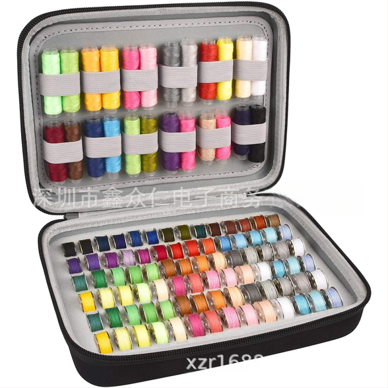 Adatų ir siūlų saugojimo dėžutė | nešiojama EVA siuvimo dėžutė su logotipo pritaikymu