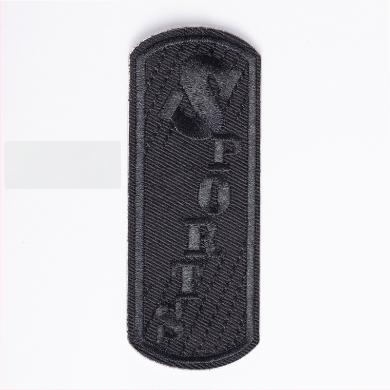 Savarankiškai lipantis siuvinėtas audinio pleistras drabužių remontui — Ruoxuan, 100% medvilnė, tinkamas batams ir skrybėlėms