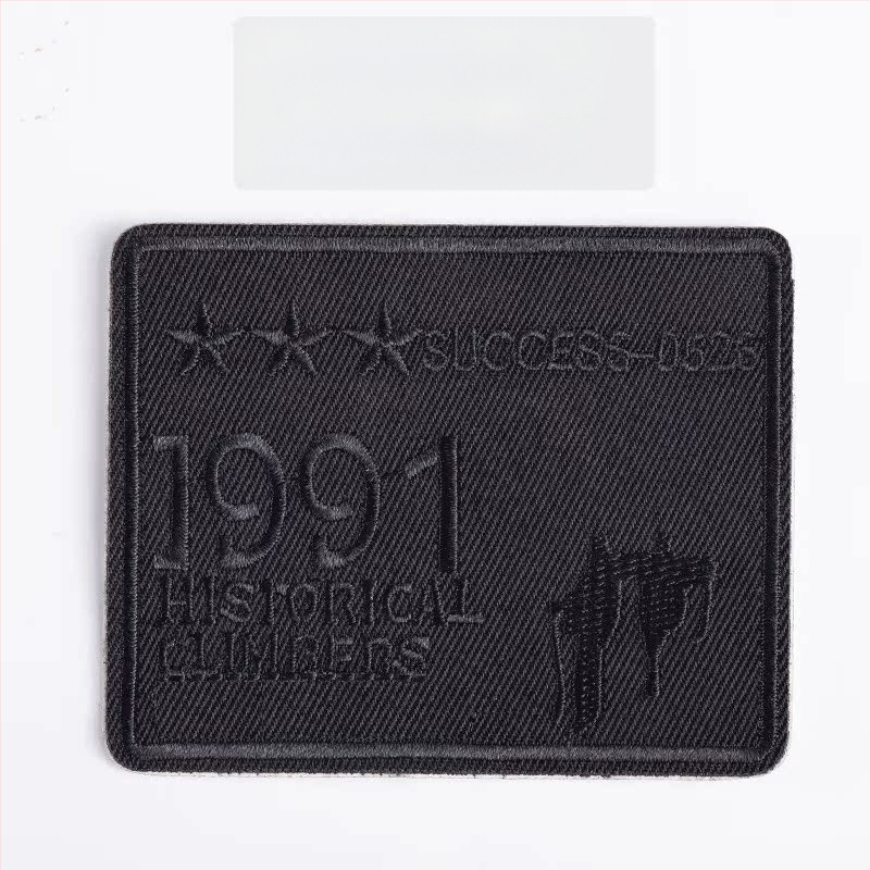 Savarankiškai lipantis siuvinėtas audinio pleistras drabužių remontui — Ruoxuan, 100% medvilnė, tinkamas batams ir skrybėlėms