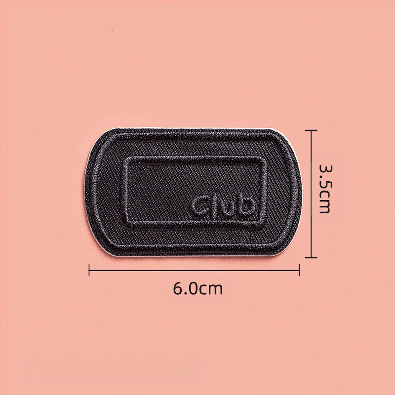 Savarankiškai lipantis siuvinėtas audinio pleistras drabužių remontui — Ruoxuan, 100% medvilnė, tinkamas batams ir skrybėlėms