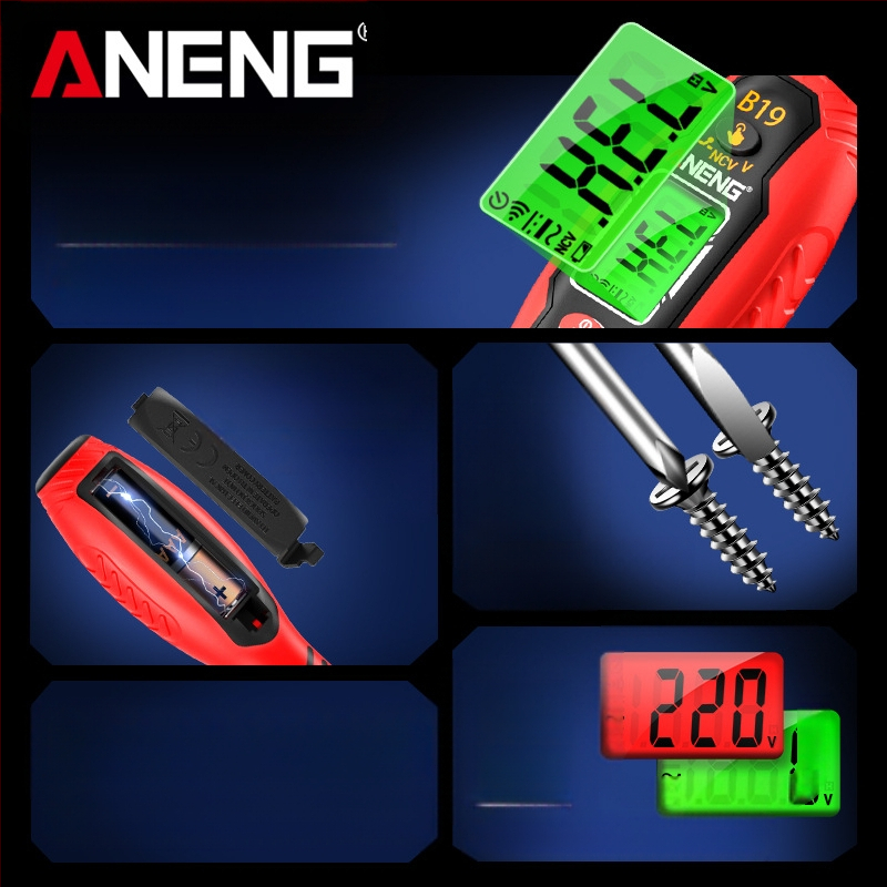 ANENG υψηλής ακρίβειας ευφυές μετρητικό στυλό με ψηφιακή οθόνη – πολυλειτουργικός δοκιμαστής γραμμών και μέτρηση τάσης