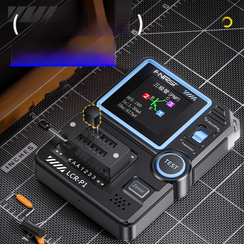 Smart LCR измервател, транзистор тестер, MOSFET детекция, многофункционално тестване на кондензатори и резистори, модел Lcr-p1, марка Fnirsi