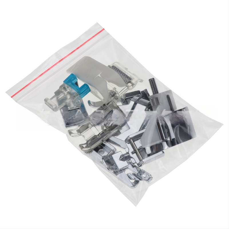 Set stopica za šivaću mašinu, 11 komada, model 505A, stopica za nevidljivi zatvarač, overlock stopica, za kućnu upotrebu, YOKOYAMA