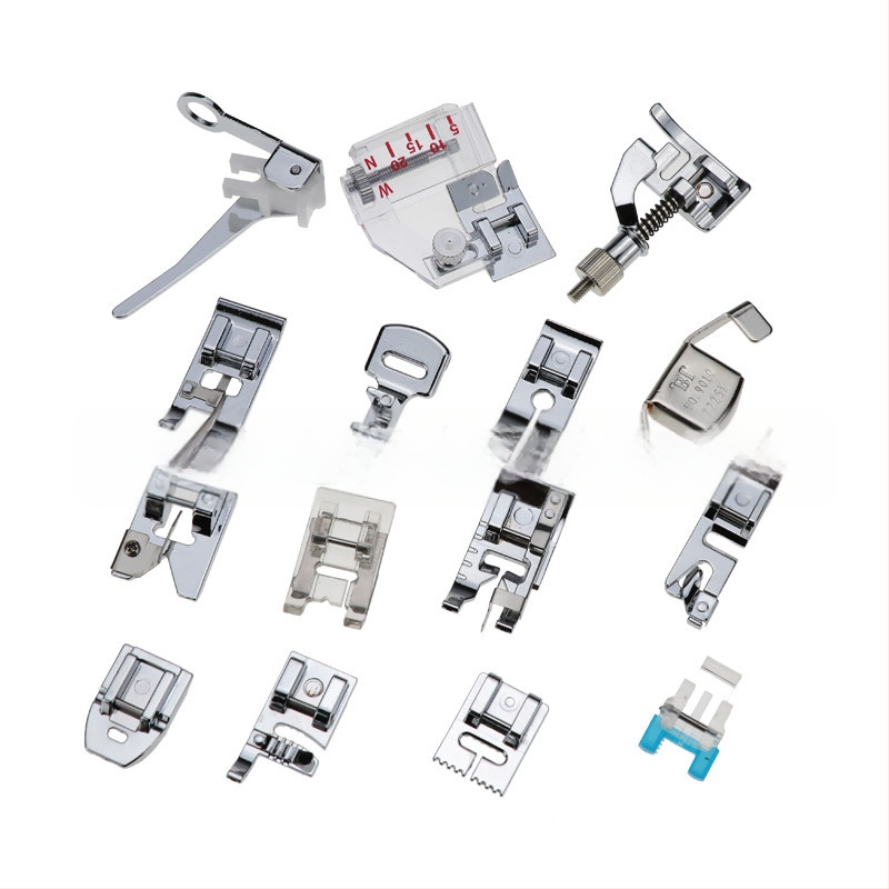 Set stopica za šivaću mašinu, 11 komada, model 505A, stopica za nevidljivi zatvarač, overlock stopica, za kućnu upotrebu, YOKOYAMA