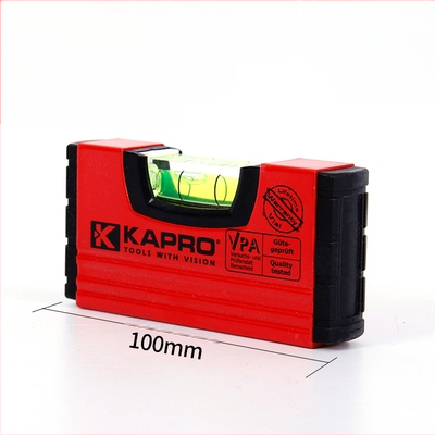 Преносимо нивелир от алуминиева сплав, ниво с дух, удебелен дизайн, удароустойчив