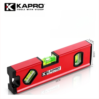 Преносимо нивелир от алуминиева сплав, ниво с дух, удебелен дизайн, удароустойчив