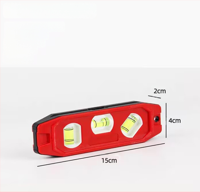 Преносимо нивелир от алуминиева сплав, ниво с дух, удебелен дизайн, удароустойчив