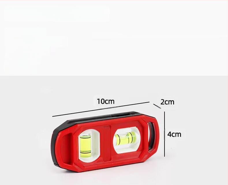Преносимо нивелир от алуминиева сплав, ниво с дух, удебелен дизайн, удароустойчив