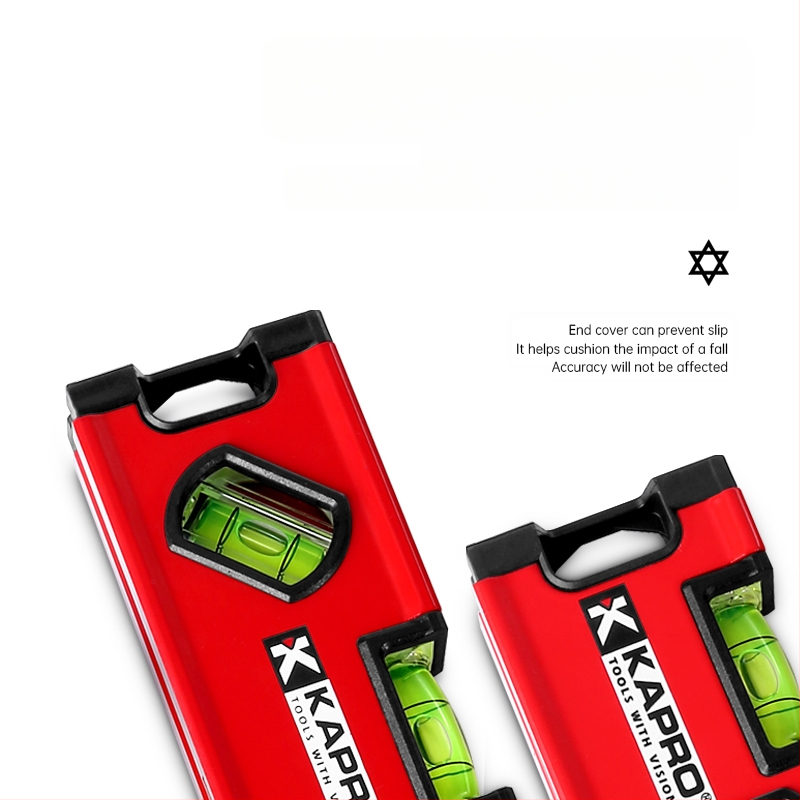 Преносимо нивелир от алуминиева сплав, ниво с дух, удебелен дизайн, удароустойчив