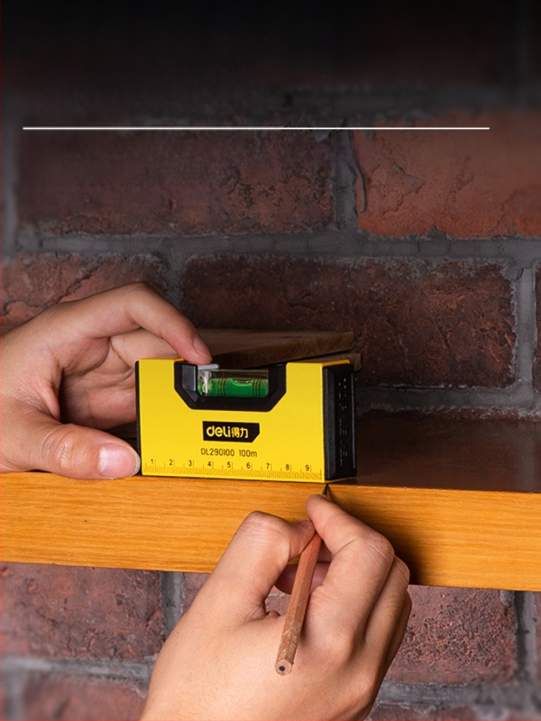 Магнитен нивелир с хоризонтална линейка, високопрецизен инструмент за дома