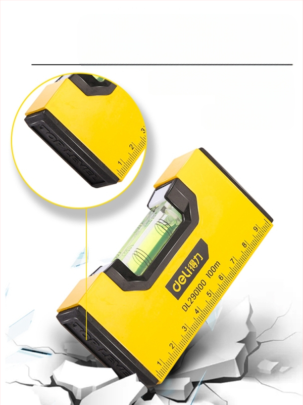 Магнитен нивелир с хоризонтална линейка, високопрецизен инструмент за дома