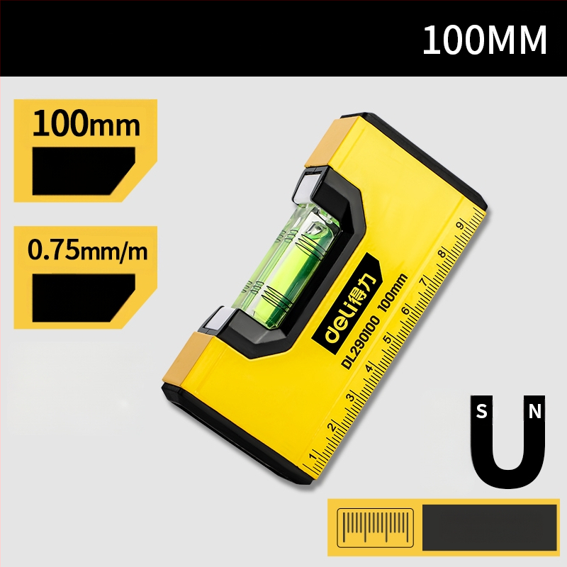 Магнитен нивелир с хоризонтална линейка, високопрецизен инструмент за дома