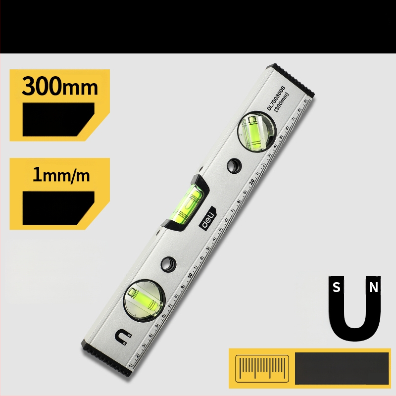 Магнитен нивелир с хоризонтална линейка, високопрецизен инструмент за дома