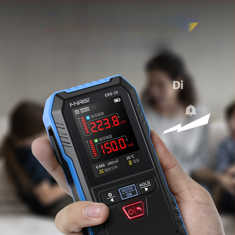 FNIRSI ERD-10 ανιχνευτής EMF με ειδοποίηση προσωπικής δόσης για οικιακές συσκευές