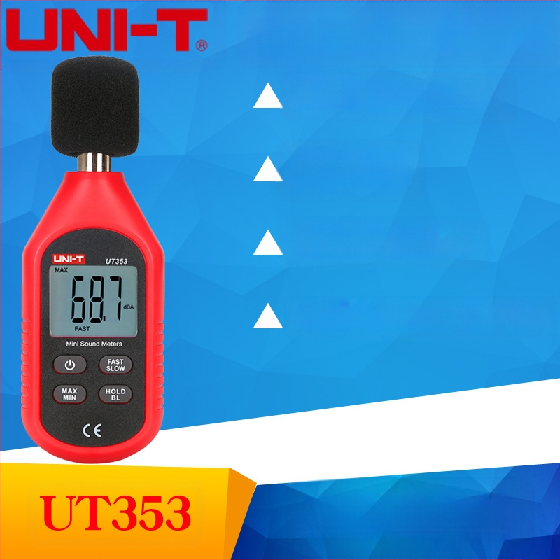 UNI-T/Uleed Ψηφιακός μετρητής θορύβου UT353/353BT, συμπαγής υψηλής ακρίβειας βιομηχανικός μετρητής θορύβου, βάρος 0.5