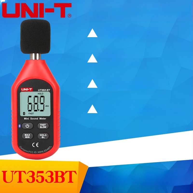 UNI-T/Uleed Ψηφιακός μετρητής θορύβου UT353/353BT, συμπαγής υψηλής ακρίβειας βιομηχανικός μετρητής θορύβου, βάρος 0.5