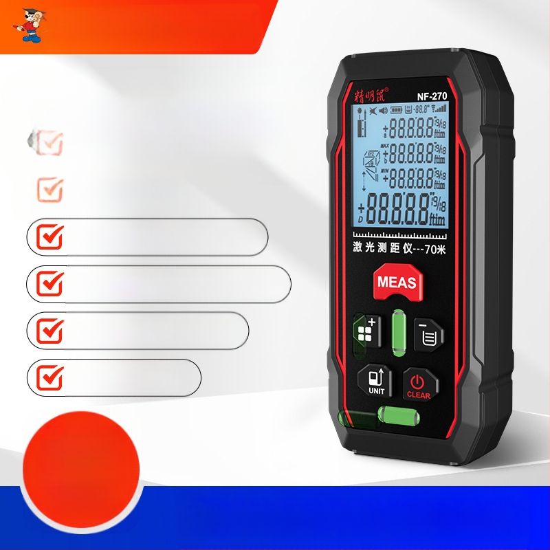 Precision rat NF-270 φορητός μετρητής απόστασης λέιζερ για εσωτερικές μετρήσεις