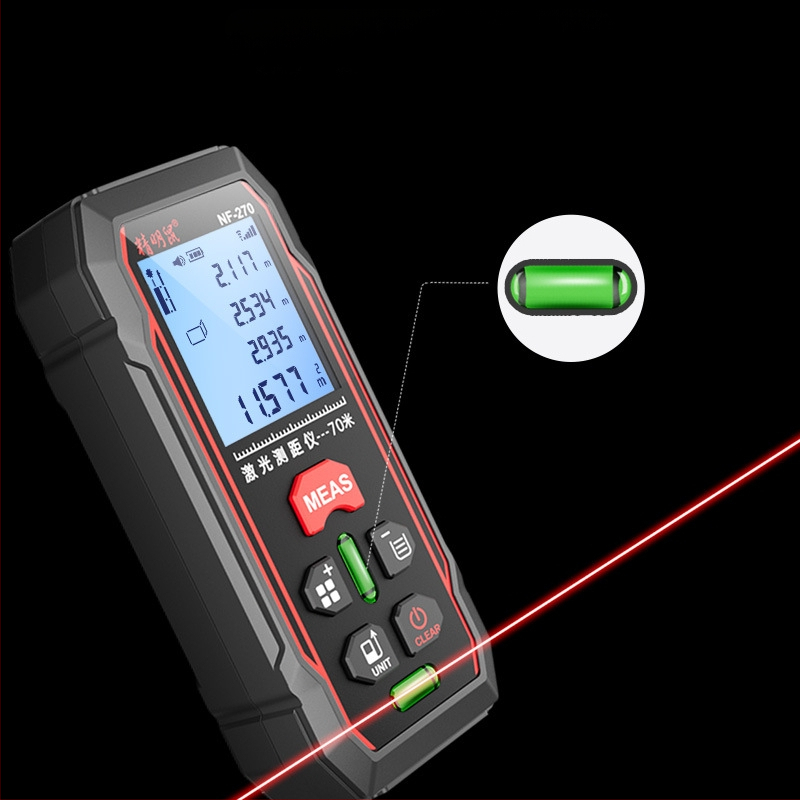 Precision rat NF-270 φορητός μετρητής απόστασης λέιζερ για εσωτερικές μετρήσεις