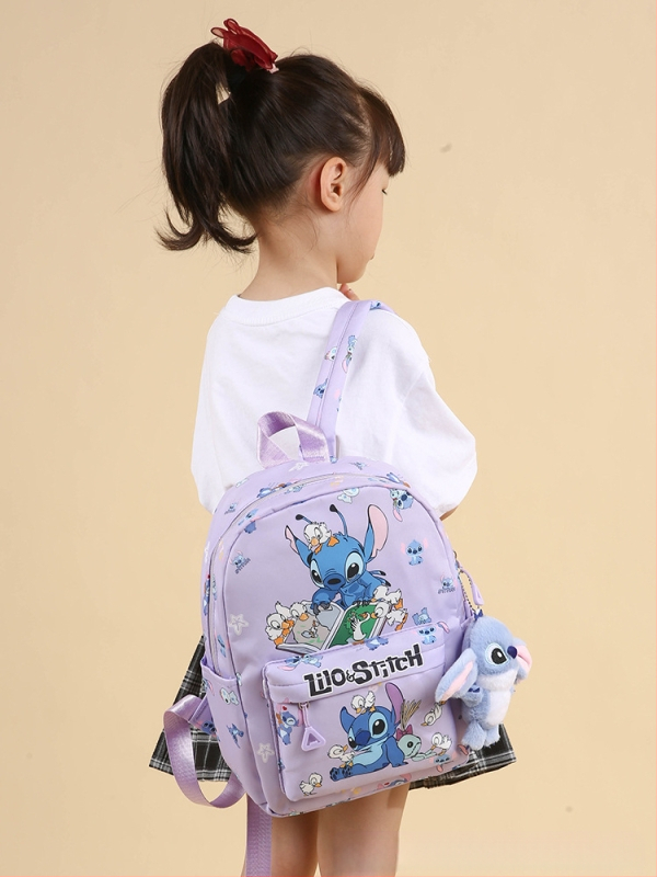 Stitch crtani ruksak, veliki kapacitet, lagan, najlon, vodootporan, otporan na habanje, naramenice s zračnim jastučićem