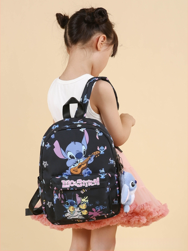Stitch crtani ruksak, veliki kapacitet, lagan, najlon, vodootporan, otporan na habanje, naramenice s zračnim jastučićem