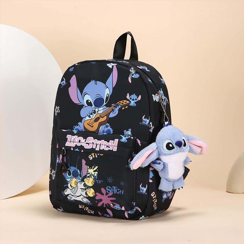 Stitch crtani ruksak, veliki kapacitet, lagan, najlon, vodootporan, otporan na habanje, naramenice s zračnim jastučićem