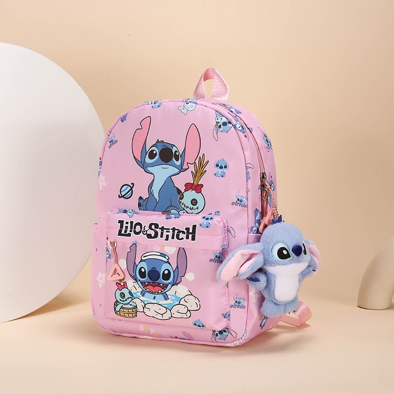 Stitch crtani ruksak, veliki kapacitet, lagan, najlon, vodootporan, otporan na habanje, naramenice s zračnim jastučićem