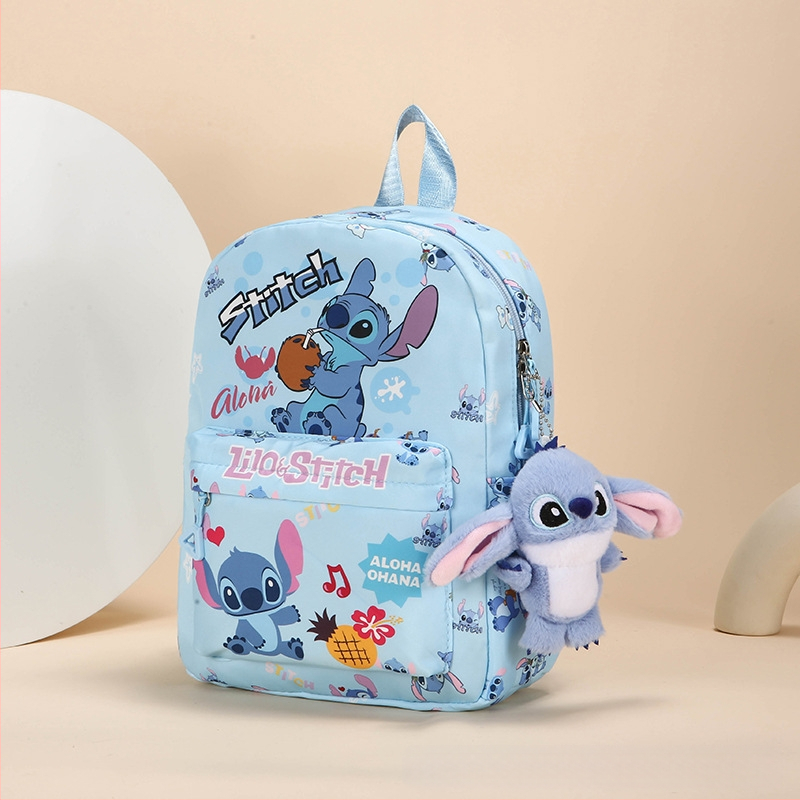 Stitch crtani ruksak, veliki kapacitet, lagan, najlon, vodootporan, otporan na habanje, naramenice s zračnim jastučićem