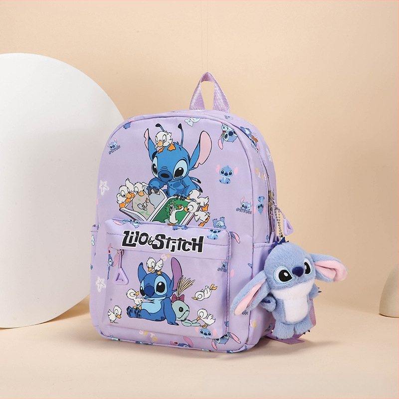 Stitch crtani ruksak, veliki kapacitet, lagan, najlon, vodootporan, otporan na habanje, naramenice s zračnim jastučićem
