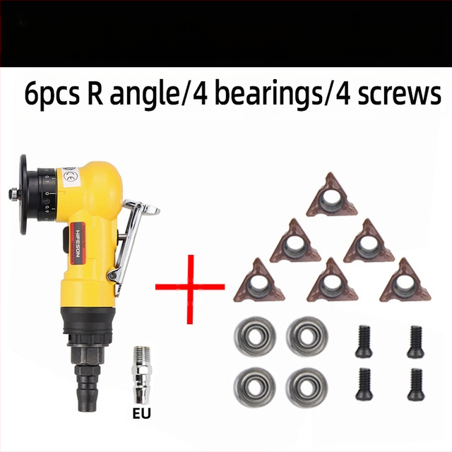 Мини пневматична ръчна машина за заобляне на ъгли, Sea Flying Shark, модел 45RC, мощност 45RC, предназначена за обработка на прави ъглови филета