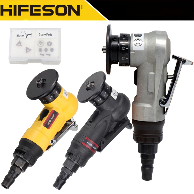 Мини пневматична ръчна машина за заобляне на ъгли, Sea Flying Shark, модел 45RC, мощност 45RC, предназначена за обработка на прави ъглови филета